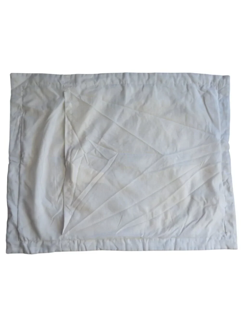 Vintage Set of 2 Hand Quilted Blue White Floral Star Patchwork Shams 20